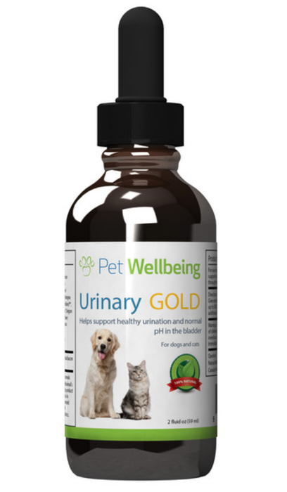 Urinary Gold for Canine & Feline Urinary Tract Health: Herbal Tincture